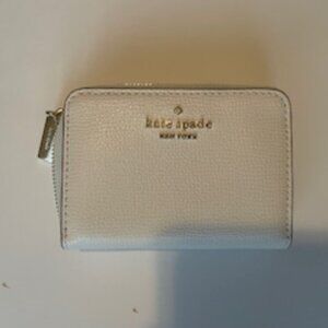 Kate Spade Morgan White Leather Small Wallet